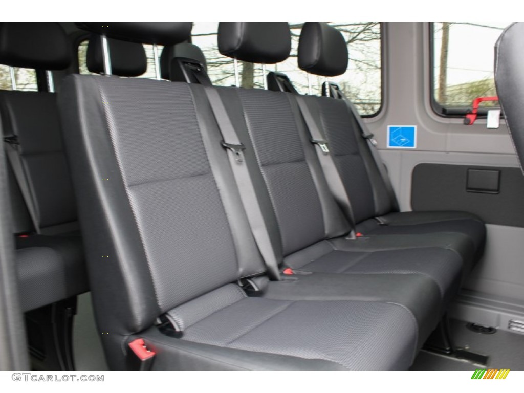 Lima Black Fabric Interior 2013 Mercedes-Benz Sprinter 2500 High Roof Passenger Van Photo #80137427