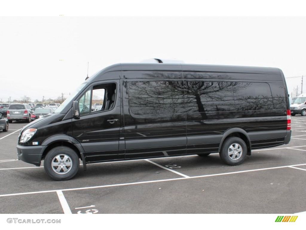 Jet Black 2013 Mercedes-Benz Sprinter 2500 High Roof Cargo Van Exterior Photo #80137517