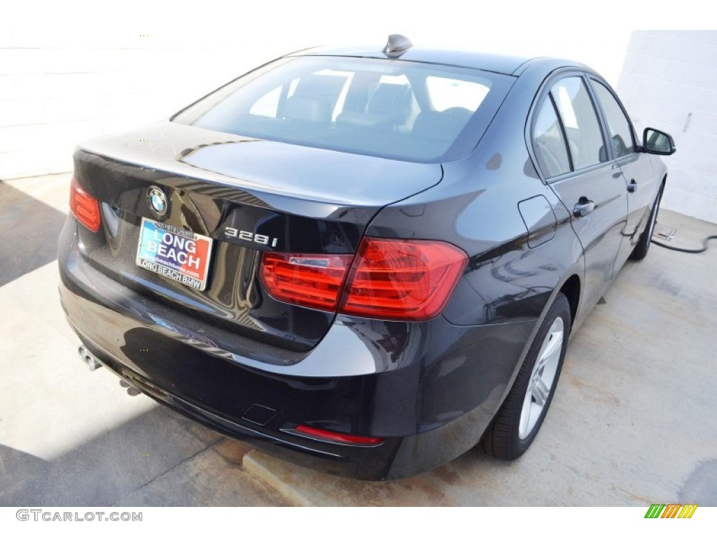 2013 3 Series 328i Sedan - Jet Black / Black photo #4