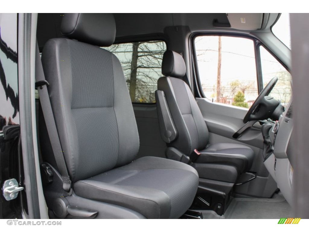 2013 Sprinter 2500 High Roof Cargo Van - Jet Black / Lima Black Fabric photo #9