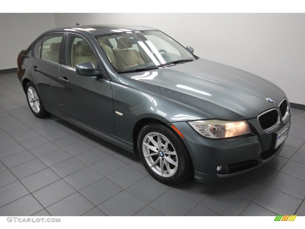 2010 3 Series 328i Sedan - Tasman Green Metallic / Beige photo #8