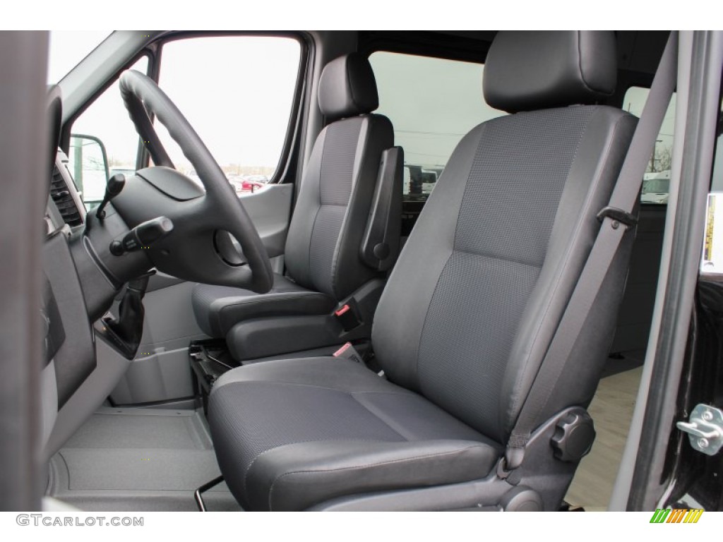 Lima Black Fabric Interior 2013 Mercedes-Benz Sprinter 2500 High Roof Cargo Van Photo #80137673