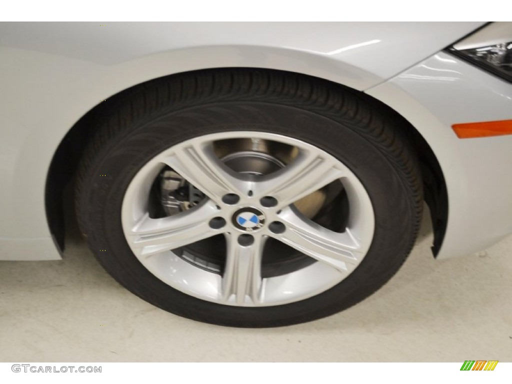 2013 3 Series 328i Sedan - Glacier Silver Metallic / Black photo #3