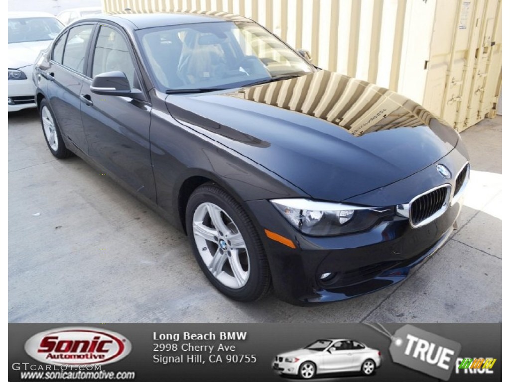 2013 3 Series 328i Sedan - Jet Black / Black photo #1