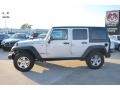 2011 Bright Silver Metallic Jeep Wrangler Unlimited Rubicon 4x4  photo #2