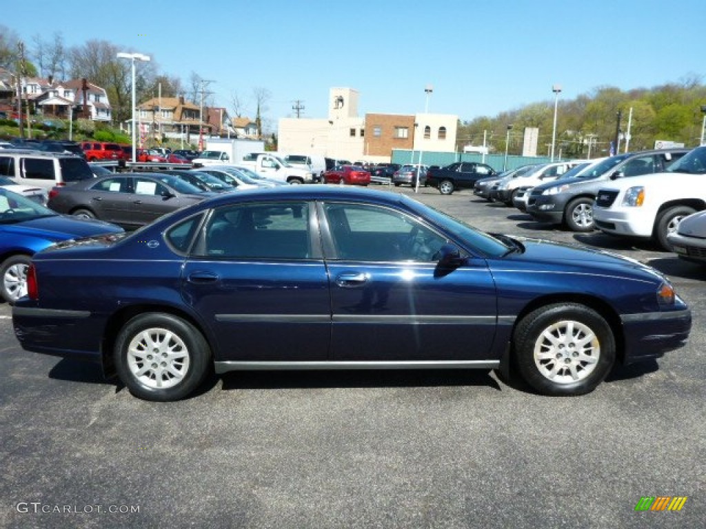 Navy Blue Metallic 2001 Chevrolet Impala Standard Impala Model Exterior Photo #80138385