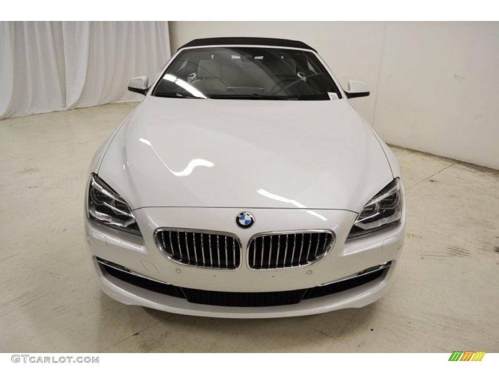 2013 6 Series 650i Convertible - Alpine White / Ivory White photo #4