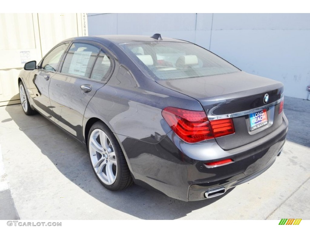 2013 7 Series 750Li Sedan - Dark Graphite Metallic II / Oyster photo #4