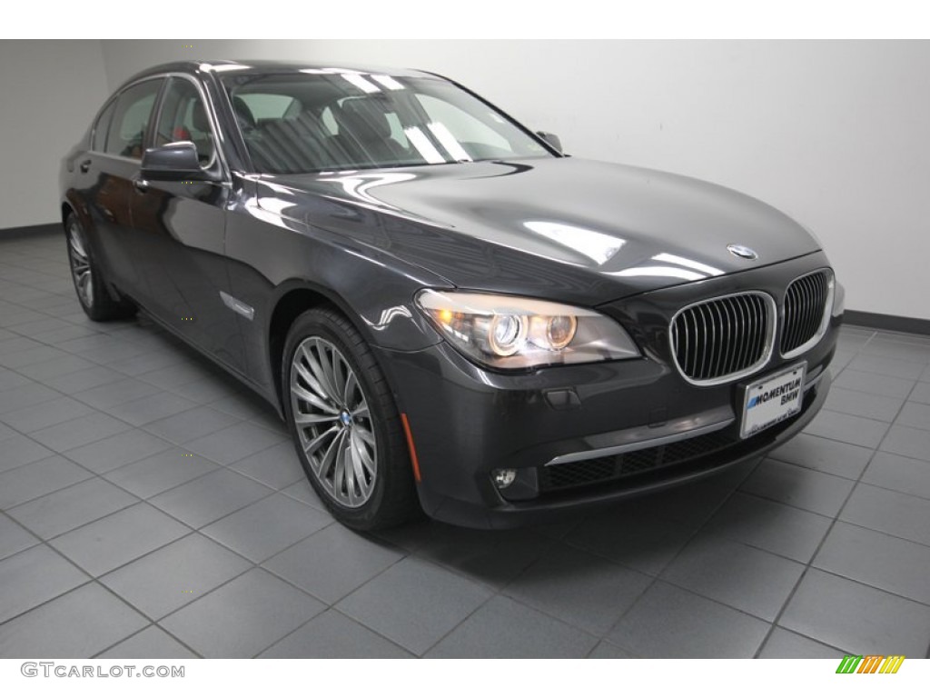 2011 7 Series 750Li Sedan - Dark Graphite Metallic / Black photo #1