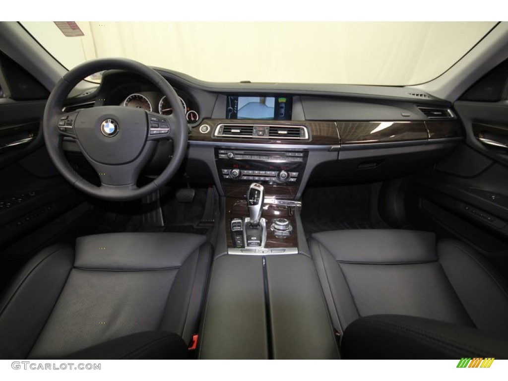 2011 BMW 7 Series 750Li Sedan Black Dashboard Photo #80139730