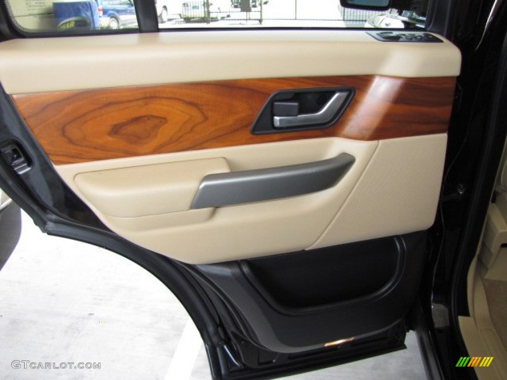 2008 Land Rover Range Rover Sport HSE Almond Door Panel Photo #80139758
