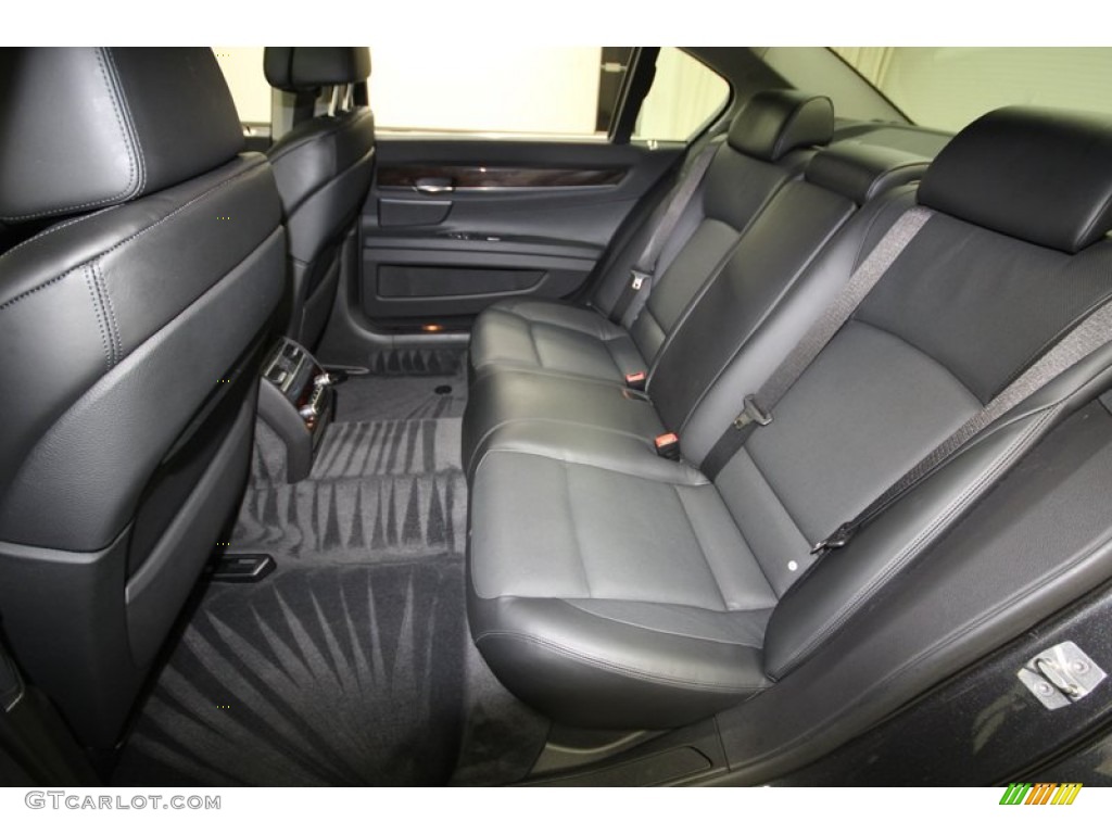 Black Interior 2011 BMW 7 Series 750Li Sedan Photo #80139885