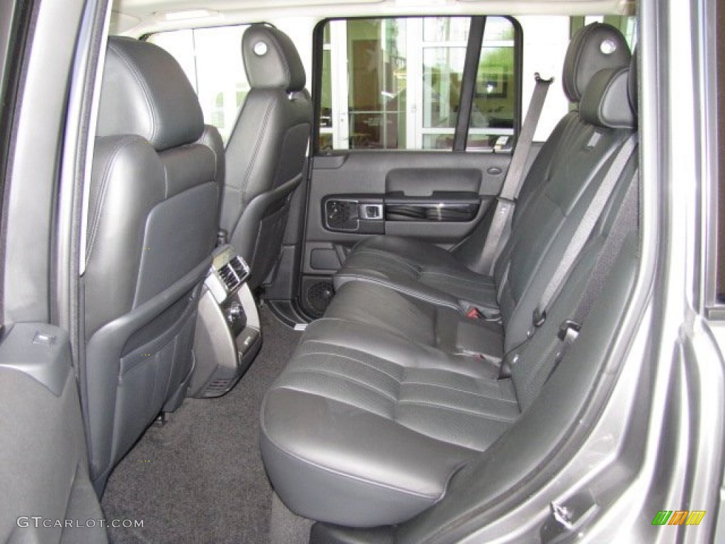 Jet Black Interior 2010 Land Rover Range Rover Supercharged Photo #80140098