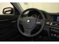 Black 2011 BMW 7 Series 750Li Sedan Steering Wheel