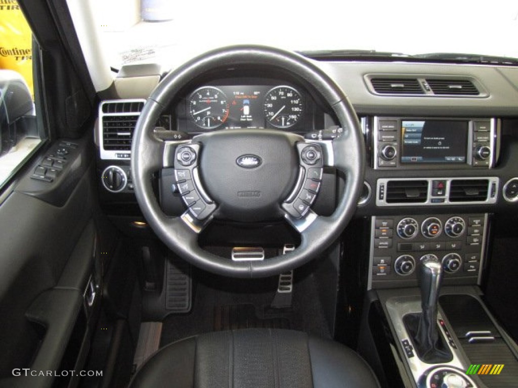 2010 Land Rover Range Rover Supercharged Jet Black Dashboard Photo #80140257