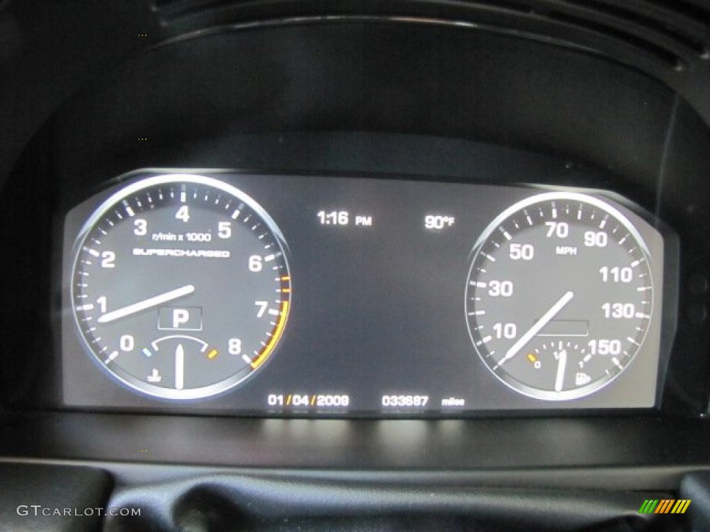 2010 Land Rover Range Rover Supercharged Gauges Photo #80140323