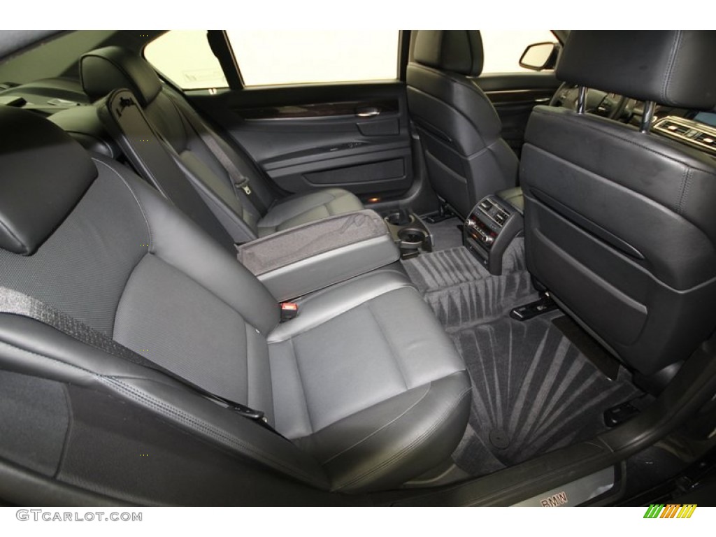2011 BMW 7 Series 750Li Sedan Rear Seat Photo #80140341
