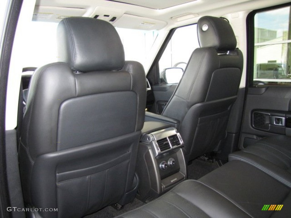 2010 Land Rover Range Rover Supercharged Rear Seat Photo #80140577