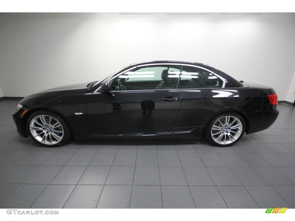 Black Sapphire Metallic 2011 BMW 3 Series 328i Convertible Exterior Photo #80140631