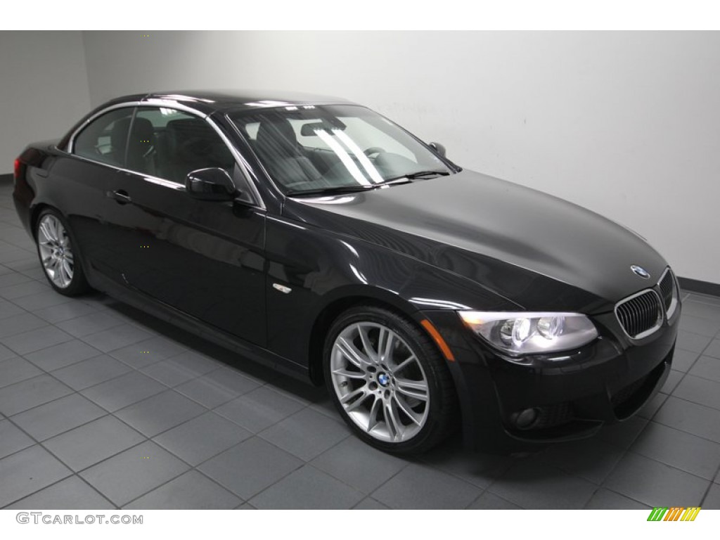 Black Sapphire Metallic 2011 BMW 3 Series 328i Convertible Exterior Photo #80140767