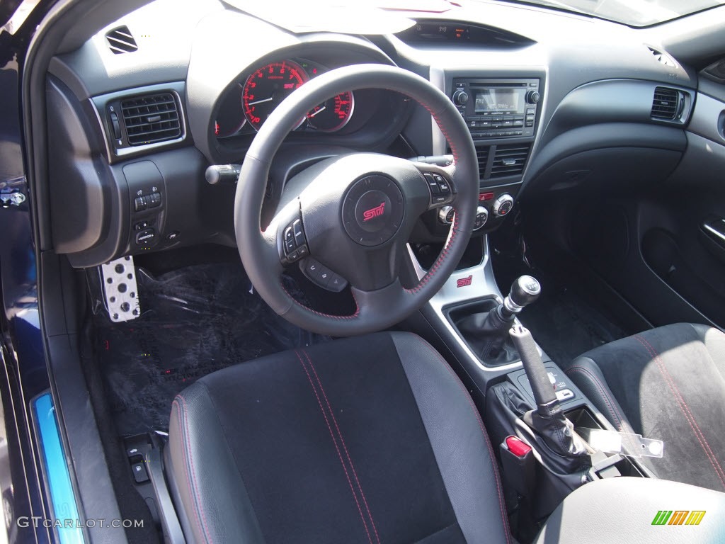 2011 Subaru Impreza WRX STi STI  Black/Alcantara Dashboard Photo #80141508