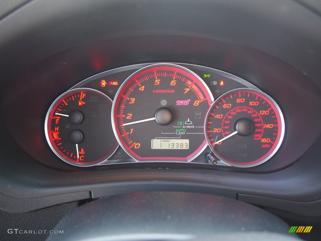 2011 Subaru Impreza WRX STi Gauges Photo #80141562