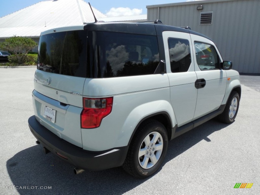 2010 Element EX 4WD - Omni Blue Pearl / Gray photo #9