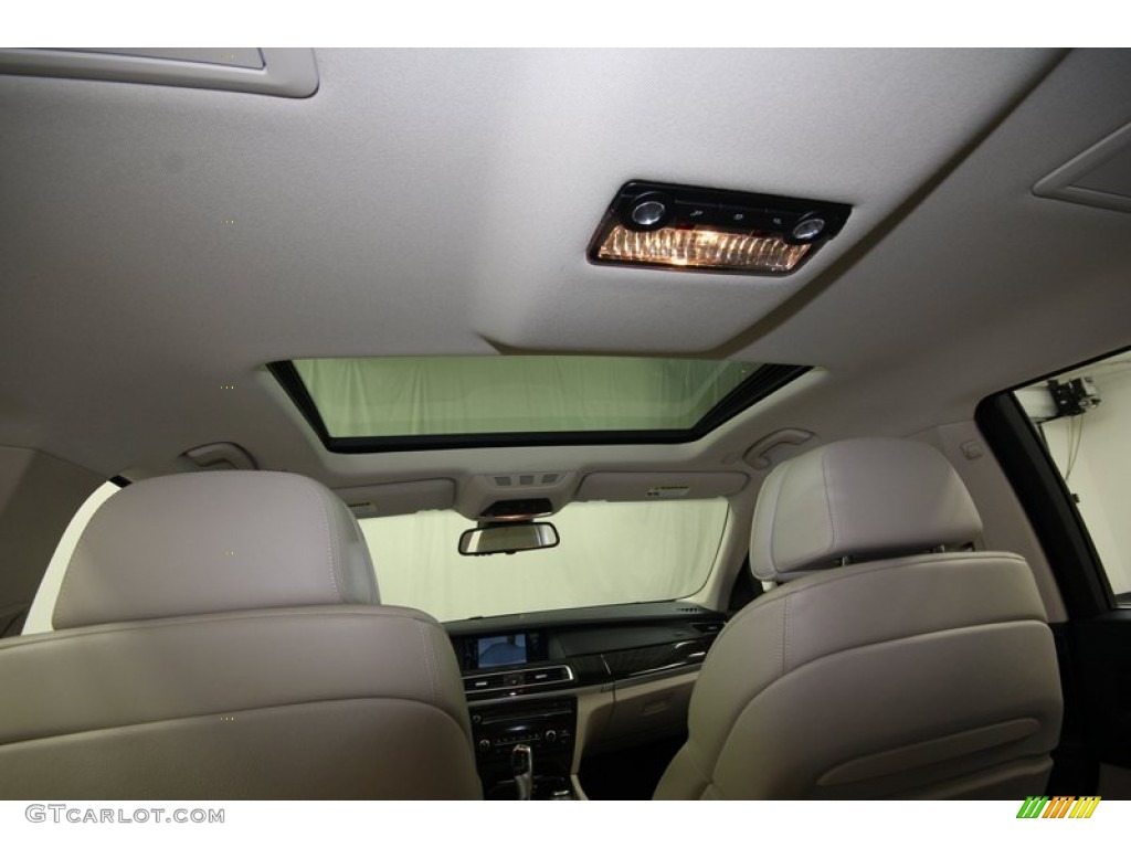 2010 7 Series 750Li xDrive Sedan - Mineral White Metallic / Oyster/Black Nappa Leather photo #35
