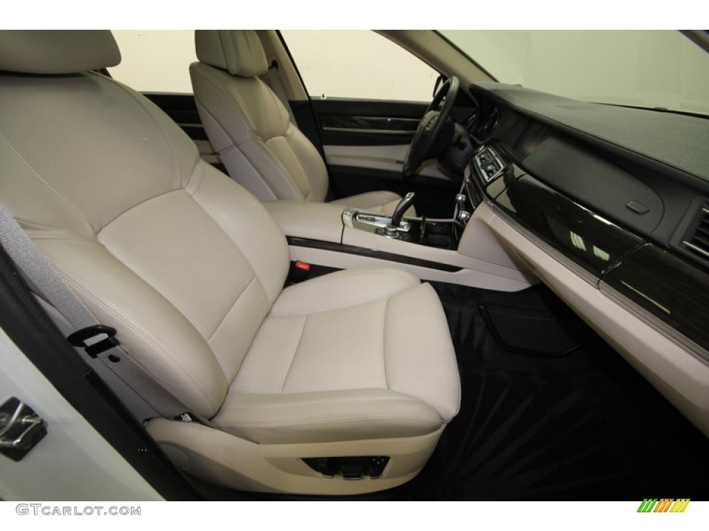 2010 7 Series 750Li xDrive Sedan - Mineral White Metallic / Oyster/Black Nappa Leather photo #48