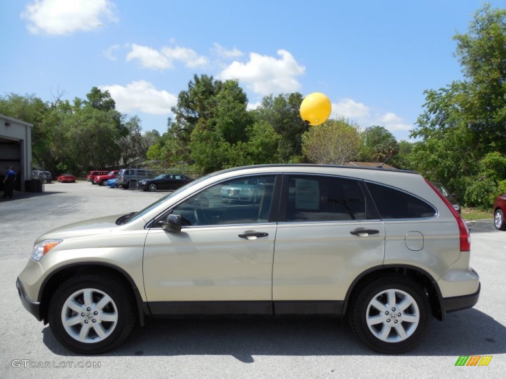 2009 CR-V LX 4WD - Borrego Beige Metallic / Ivory photo #2