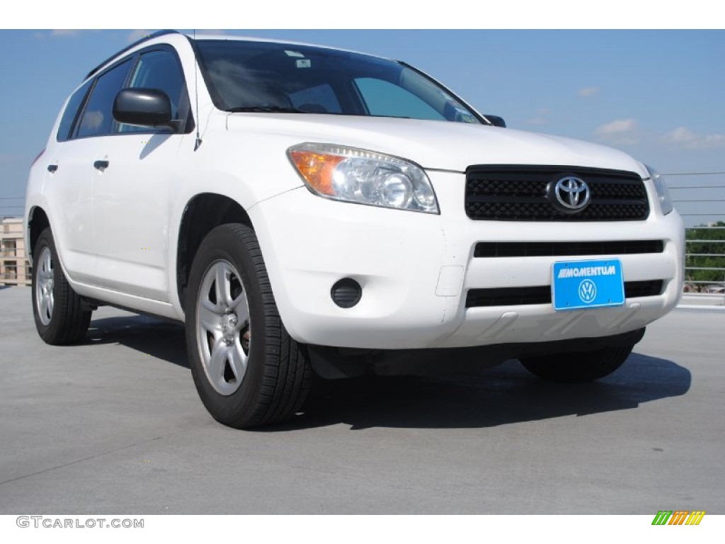 2006 RAV4  - Super White / Ash photo #1