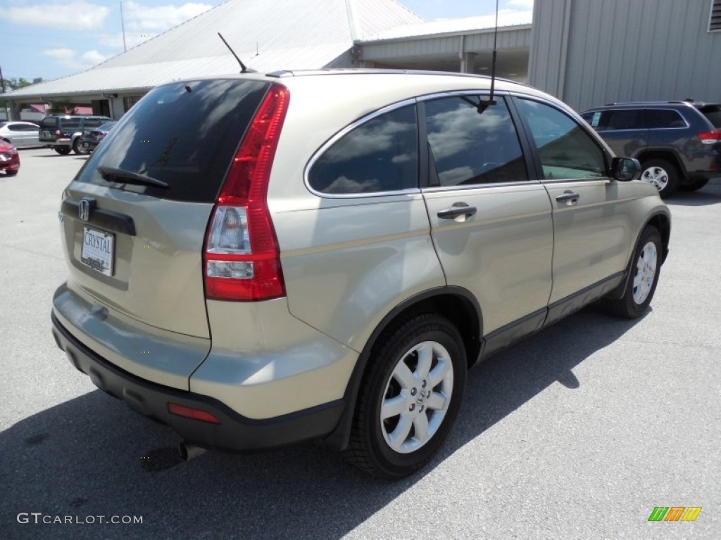 2009 CR-V LX 4WD - Borrego Beige Metallic / Ivory photo #9