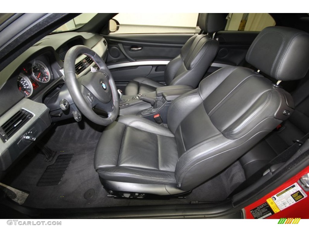 Black Novillo Leather Interior 2011 BMW M3 Coupe Photo #80143059