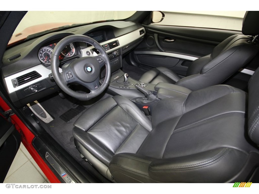 Black Novillo Leather Interior 2011 BMW M3 Coupe Photo #80143221