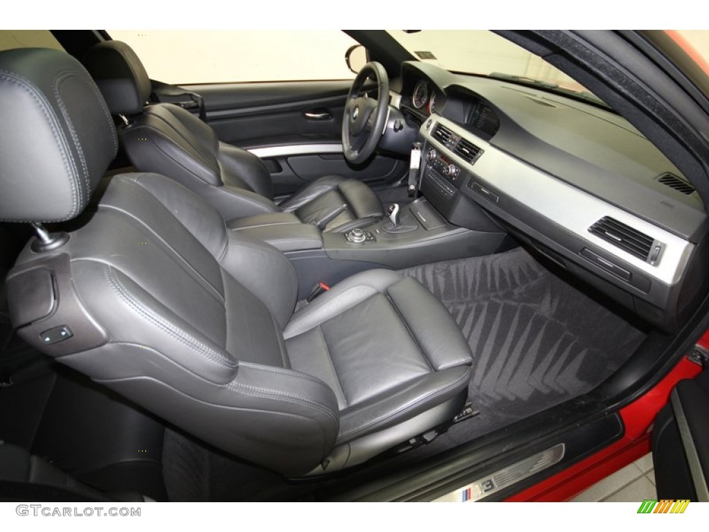 Black Novillo Leather Interior 2011 BMW M3 Coupe Photo #80143625