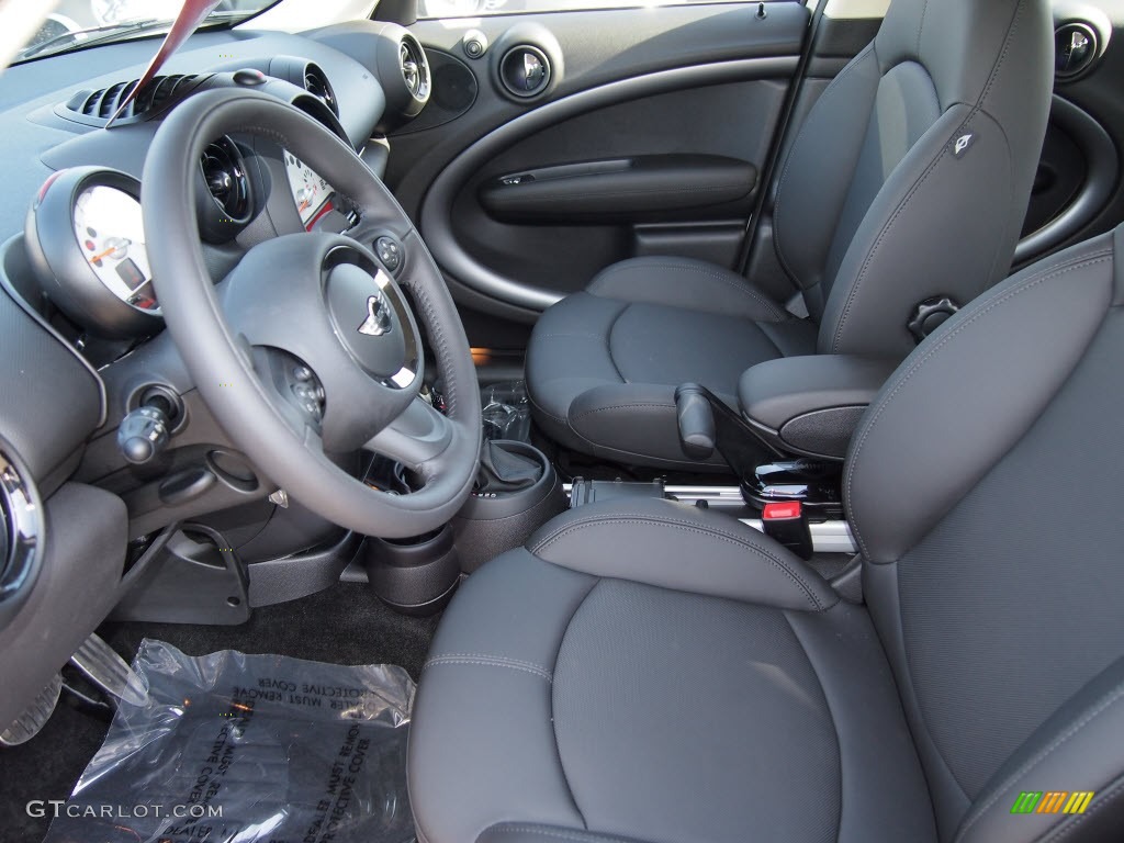 Carbon Black Interior 2013 Mini Cooper S Countryman Photo #80144034