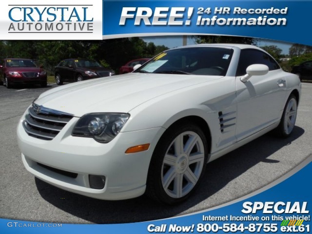 2004 Crossfire Limited Coupe - Alabaster White / Dark Slate Gray photo #1