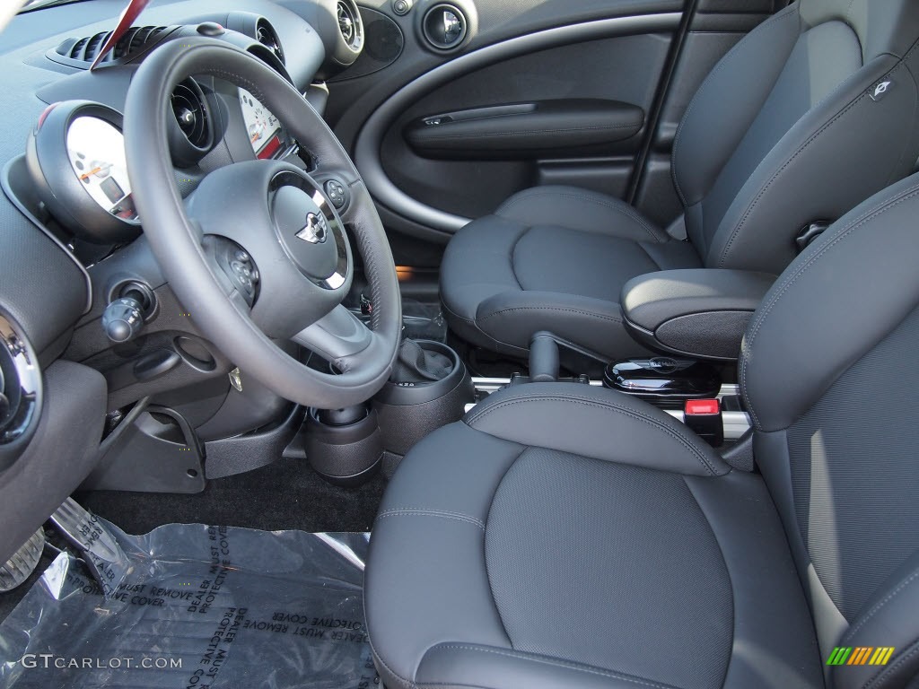 Carbon Black Interior 2013 Mini Cooper S Countryman Photo #80144460