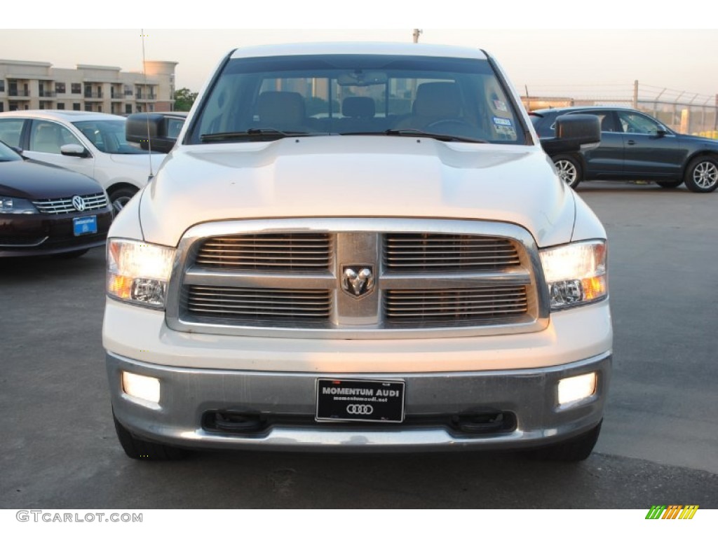 2009 Ram 1500 Lone Star Edition Crew Cab - Stone White / Light Pebble Beige/Bark Brown photo #2