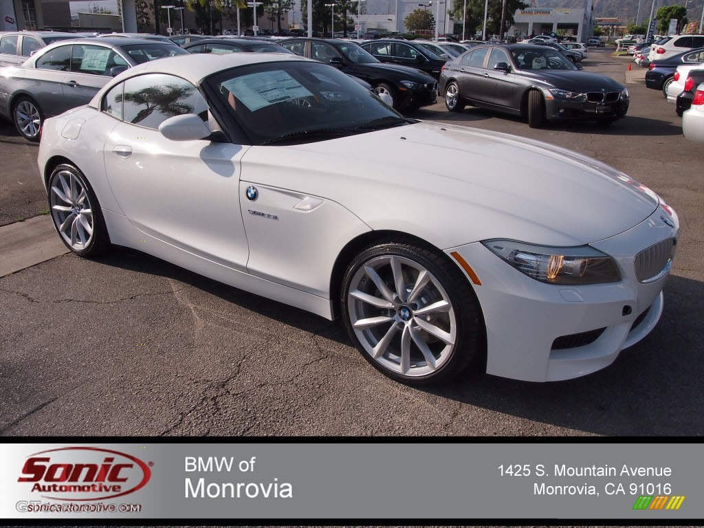 2013 Z4 sDrive 35i - Alpine White / Coral Red photo #1