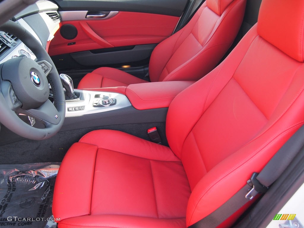Coral Red Interior 2013 BMW Z4 sDrive 35i Photo #80145390