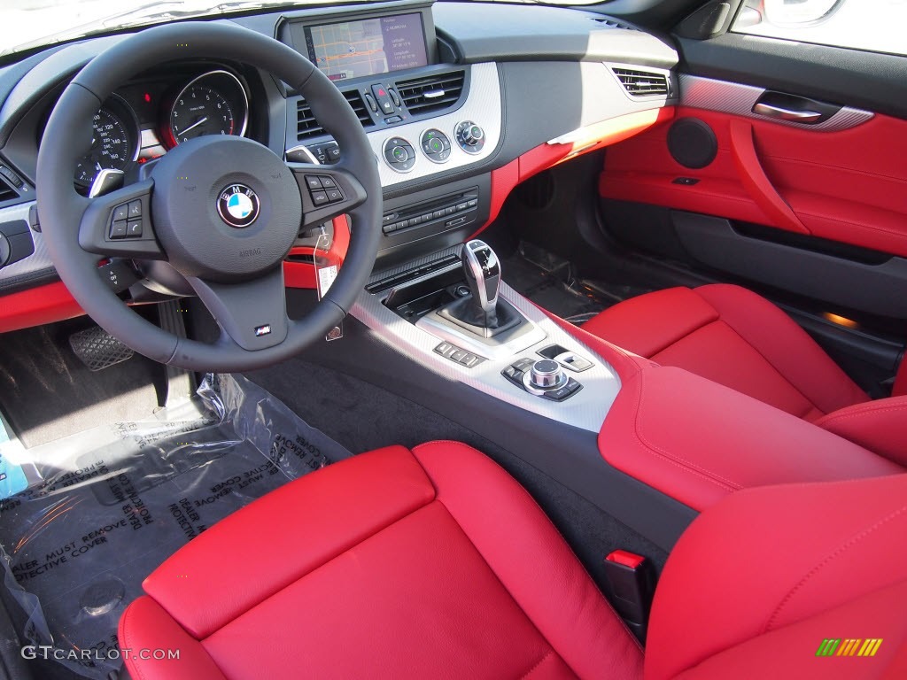Coral Red Interior 2013 BMW Z4 sDrive 35i Photo #80145403