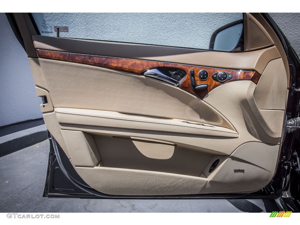 2008 Mercedes-Benz E 350 4Matic Sedan Cashmere Door Panel Photo #80145580