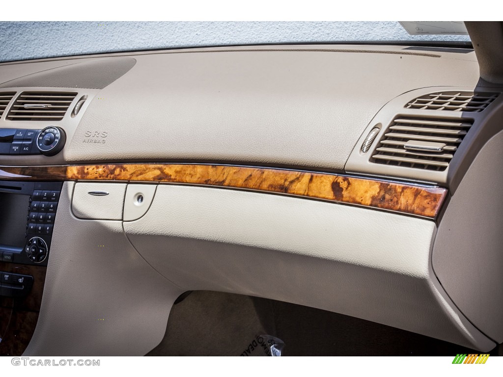 2008 Mercedes-Benz E 350 4Matic Sedan Cashmere Dashboard Photo #80145648