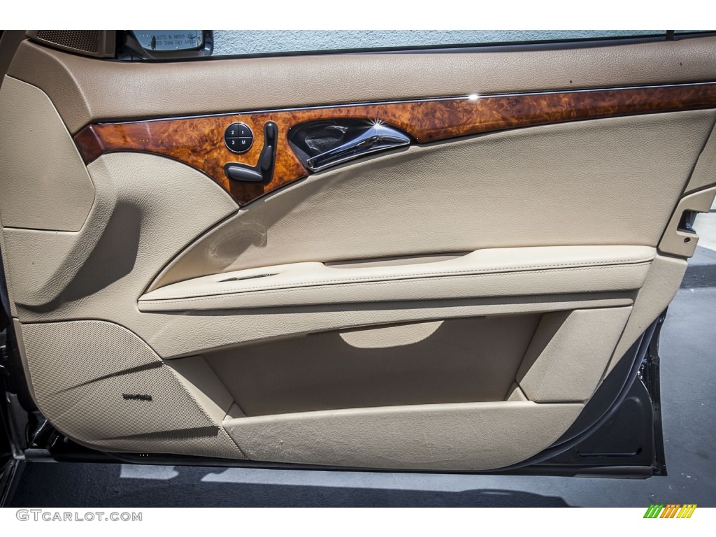 2008 Mercedes-Benz E 350 4Matic Sedan Cashmere Door Panel Photo #80145687