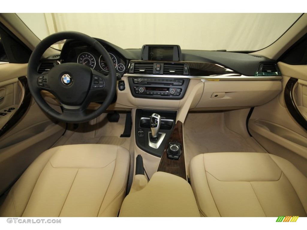 2013 3 Series 328i Sedan - Alpine White / Venetian Beige photo #4