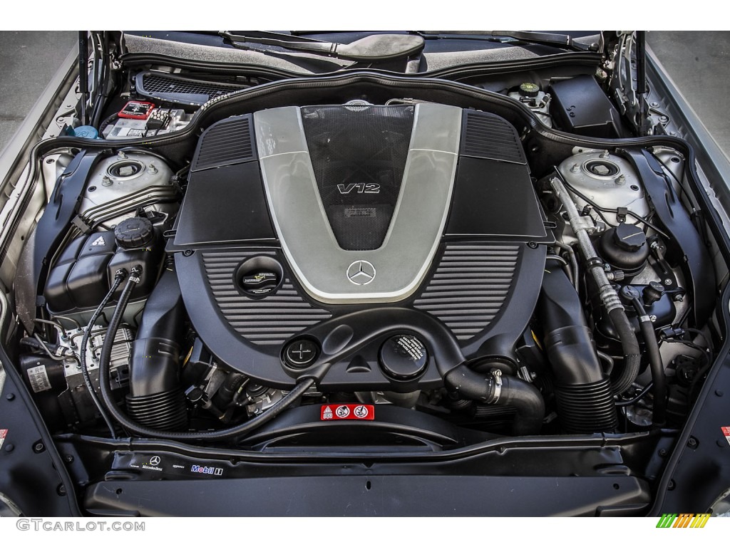 2007 Mercedes-Benz SL 600 Roadster 5.5 Liter SOHC 36-Valve V12 Engine Photo #80147232