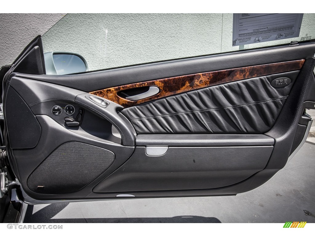 2007 Mercedes-Benz SL 600 Roadster Black Door Panel Photo #80147661