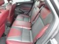 Tuscany Red Leather Rear Seat Photo for 2012 Ford Focus #80148093