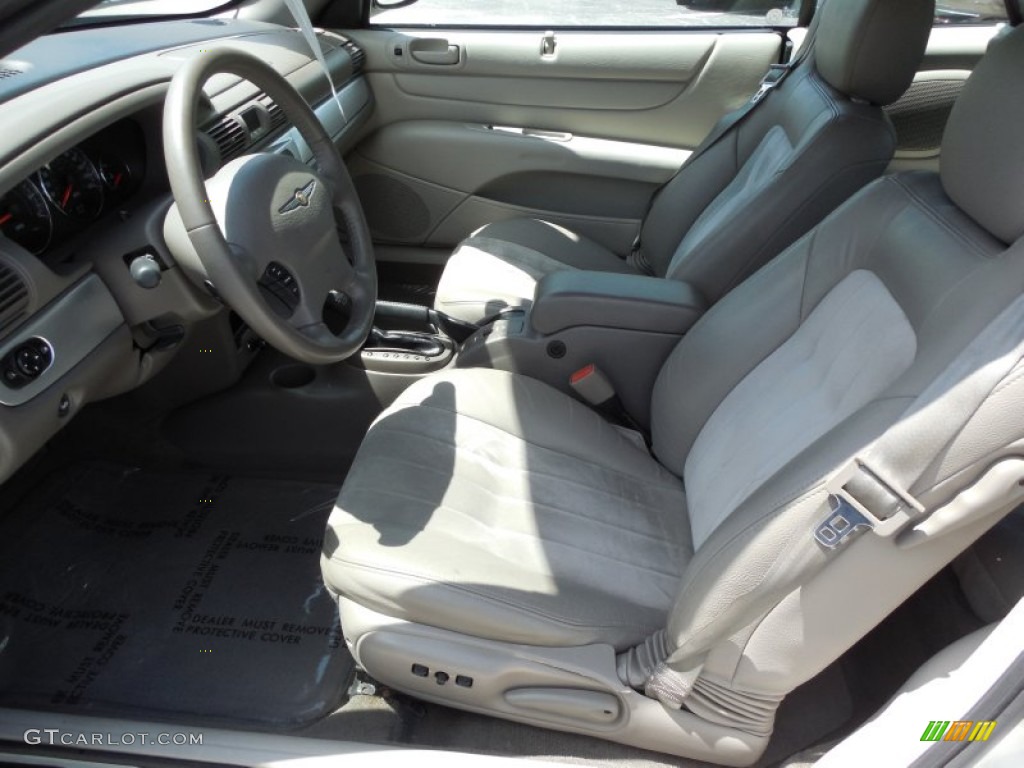 Taupe Interior 2006 Chrysler Sebring Touring Convertible Photo #80148649